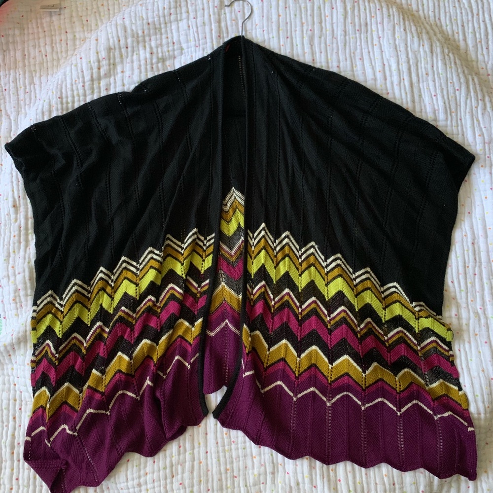 Gently worn Missoni Target poncho